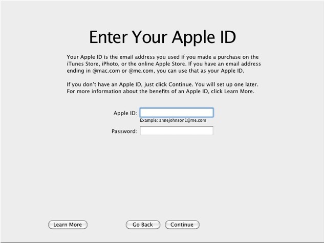 macbook pro update iphoto lost apple id