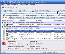 Pomôcky Windows Sysinternals: AutoRuns Čo ponechať na karte služieb v automatických spúšťaniach