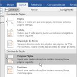 Double pagination in Word