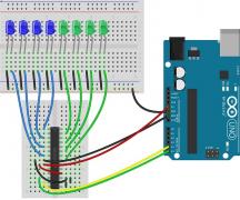 Как увеличить количество цифровых выводов Arduino с помощью расширителя портов