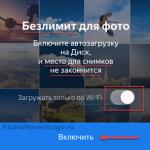 Yandex diski ve ekran görüntüleri için bonus programı kurma ve kullanma talimatları